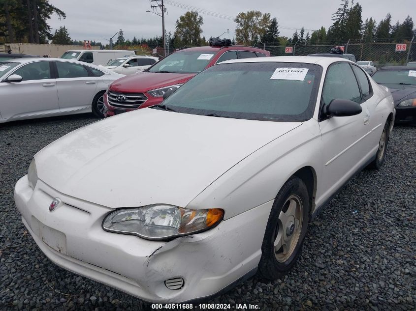 2003 Chevrolet Monte Carlo VIN: 18005512311 Lot: 40511688