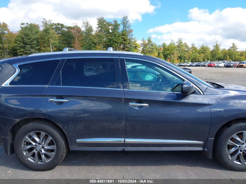 2014 Infiniti Qx60 Hybrid VIN: 5N1CL0MM8EC526699 Lot: 40511691