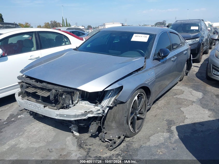 VIN 1HGCV3F24NA012020 2022 HONDA ACCORD HYBRID SPORT