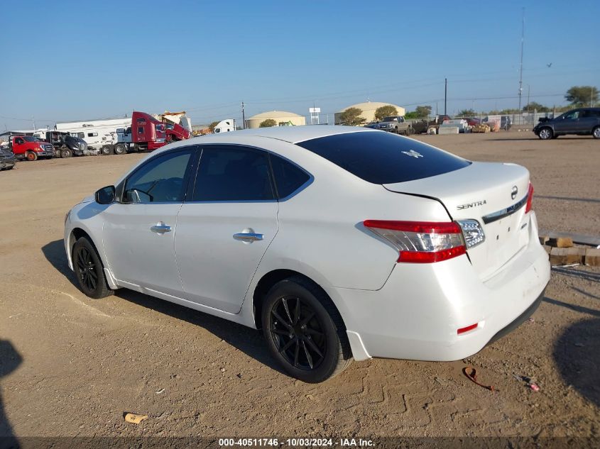 3N1AB7AP2EL618291 2014 Nissan Sentra Sv