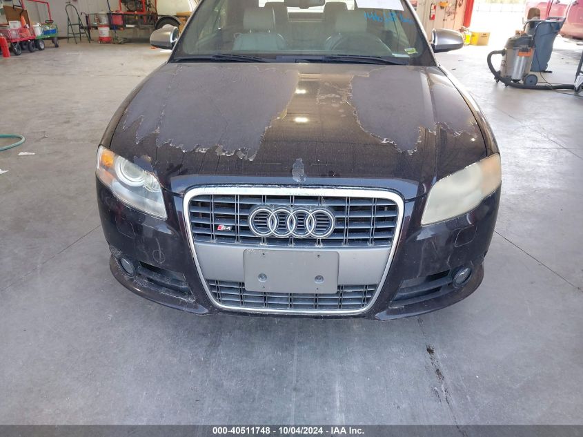 2008 Audi S4 4.2 VIN: WUARL48H28K900241 Lot: 40511748