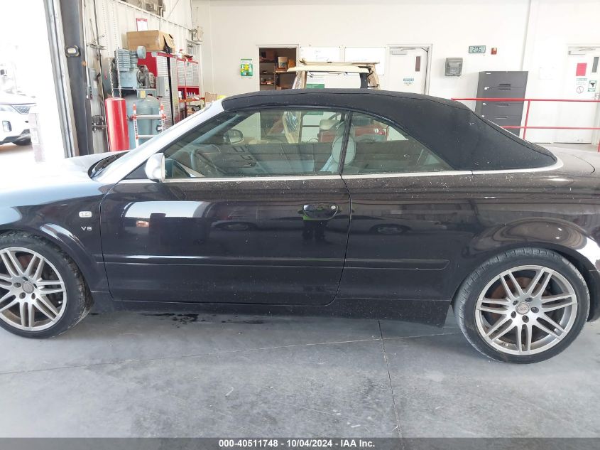 WUARL48H28K900241 2008 Audi S4 4.2