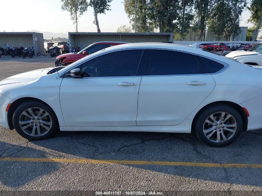 2016 Chrysler 200 Limited VIN: 1C3CCCAB0GN155896 Lot: 40511757