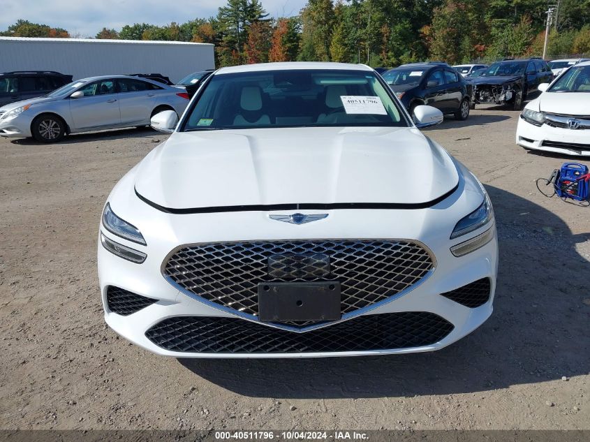 KMTG34TA7NU096695 2022 Genesis G70 2.0T Awd