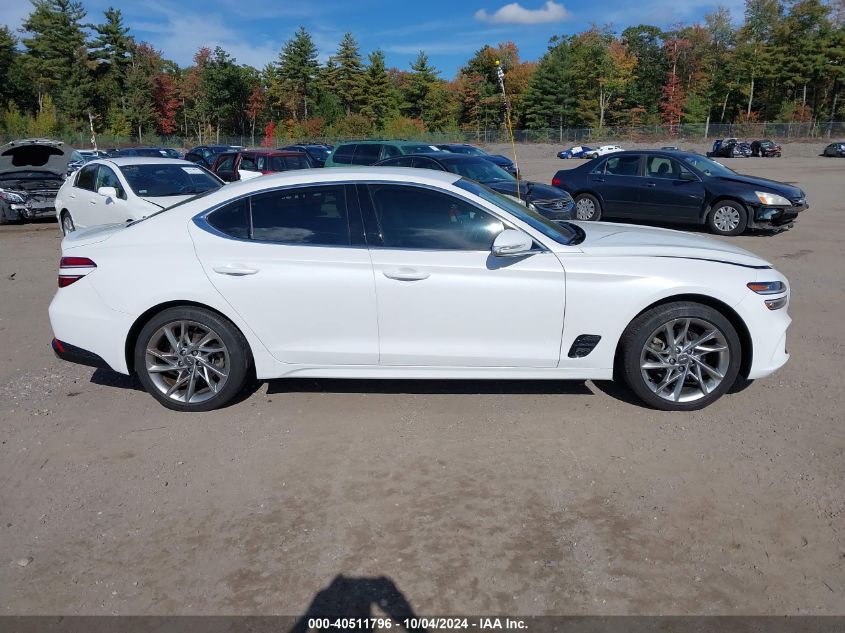 KMTG34TA7NU096695 2022 Genesis G70 2.0T Awd