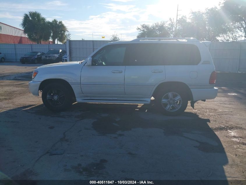 2006 Lexus Lx 470 Base (A5) VIN: JTJHT00W764012515 Lot: 40511847