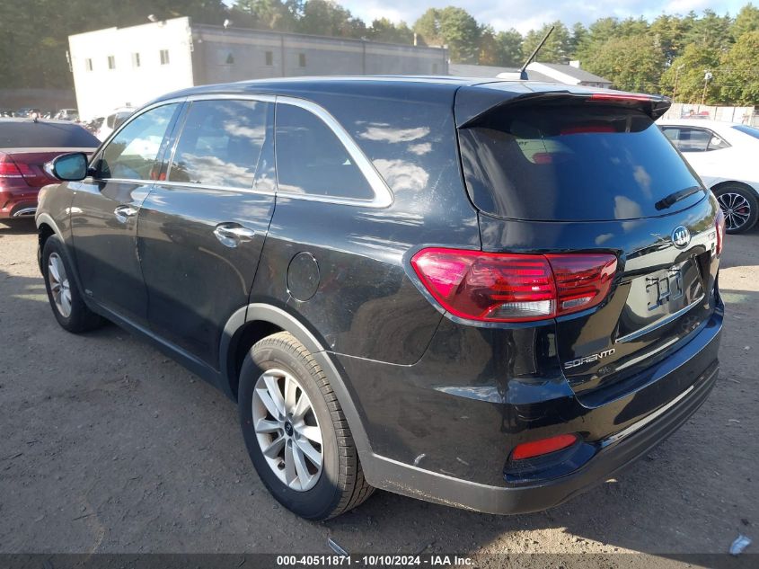 5XYPGDA37KG567524 2019 Kia Sorento 2.4L Lx