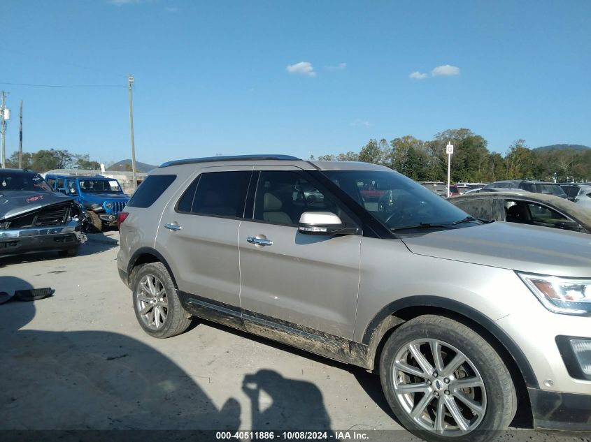 2017 Ford Explorer Limited VIN: 1FM5K8FH9HGD77744 Lot: 40511886