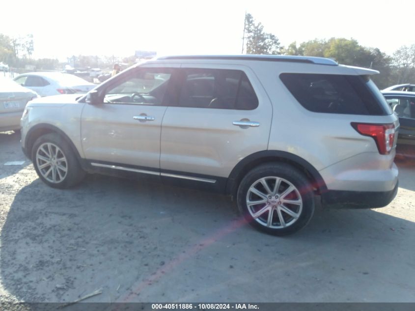 2017 Ford Explorer Limited VIN: 1FM5K8FH9HGD77744 Lot: 40511886