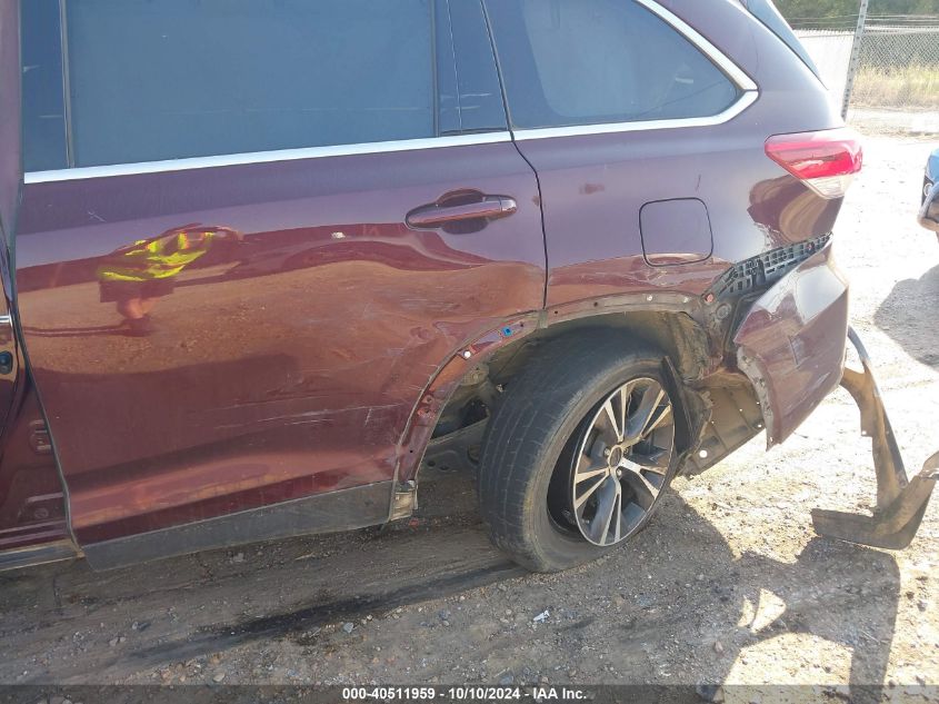 5TDZZRFH4KS354778 2019 Toyota Highlander Le