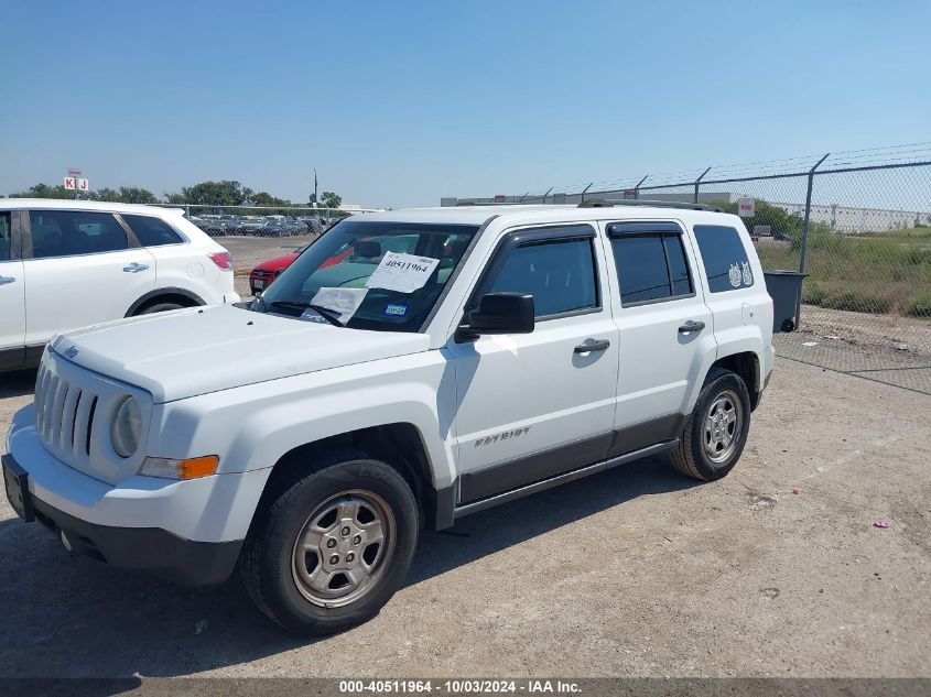 2016 Jeep Patriot Sport VIN: 1C4NJPBA0GD554479 Lot: 40511964