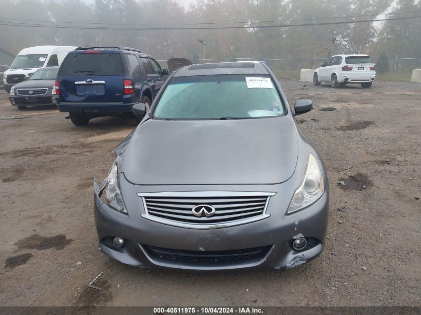 2013 Infiniti G37X VIN: JN1CV6AR5DM764698 Lot: 40511975