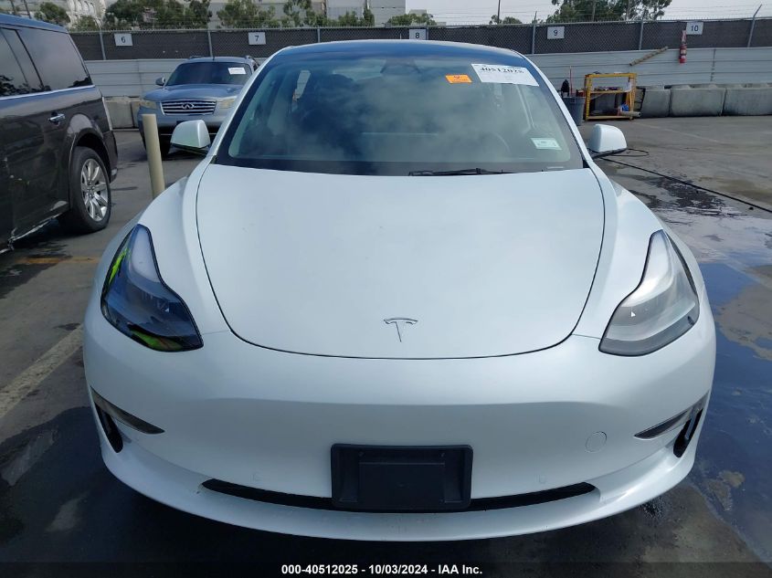 2022 Tesla Model 3 Rear-Wheel Drive VIN: 5YJ3E1EA1NF360716 Lot: 40512025