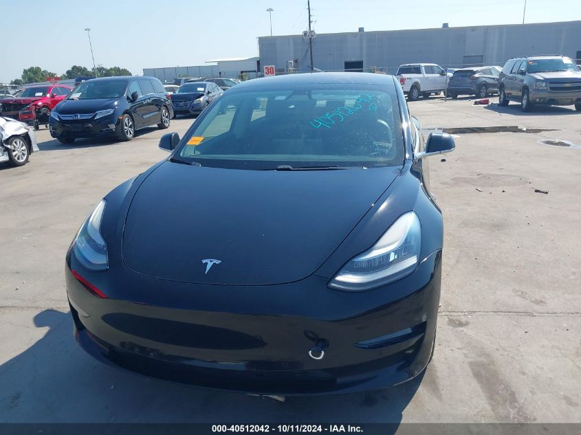 2018 Tesla Model 3 Long Range/Performance VIN: 5YJ3E1EB6JF170798 Lot: 40512042