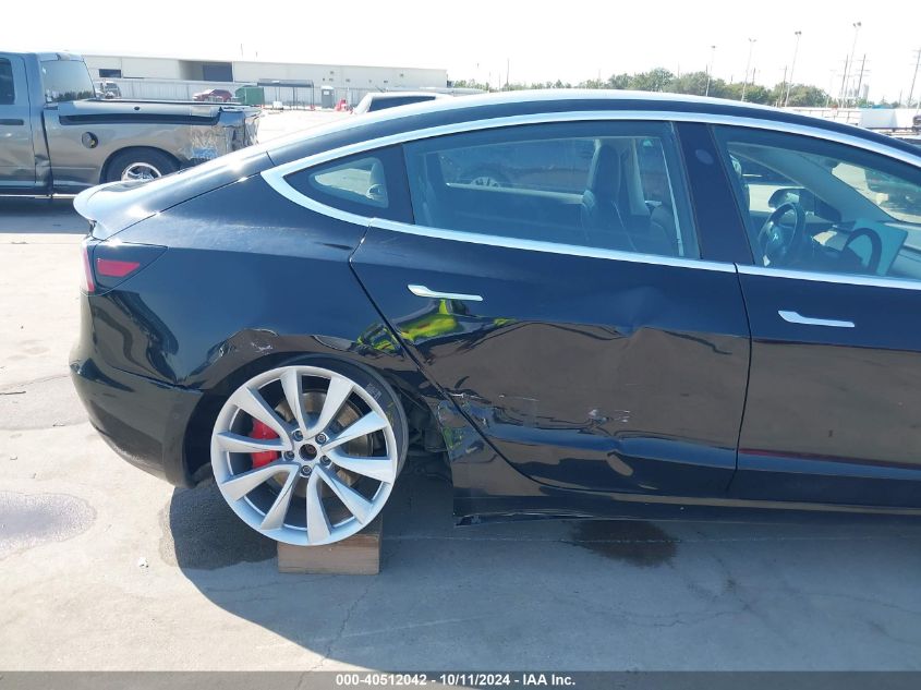 2018 Tesla Model 3 Long Range/Performance VIN: 5YJ3E1EB6JF170798 Lot: 40512042