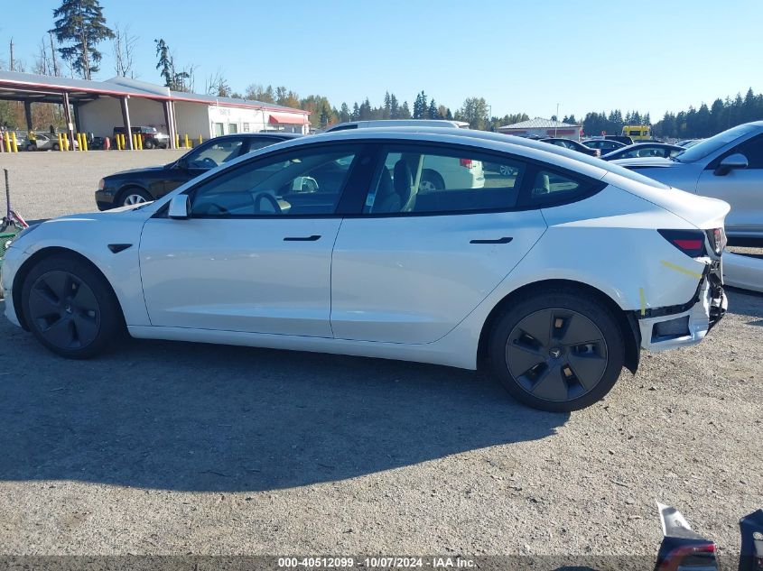 2023 Tesla Model 3 Rear-Wheel Drive VIN: 5YJ3E1EA4PF577499 Lot: 40512099