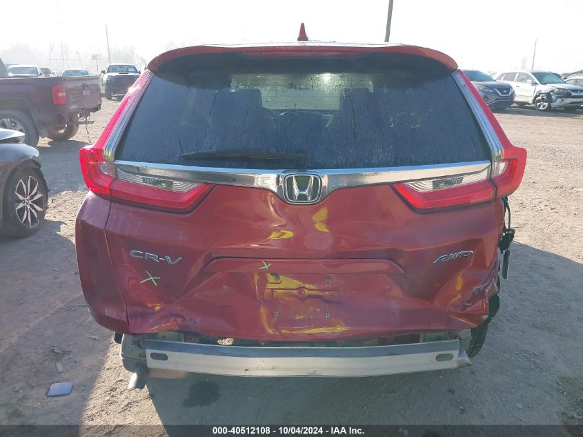 2019 Honda Cr-V Ex-L VIN: 2HKRW2H80KH627346 Lot: 40512108