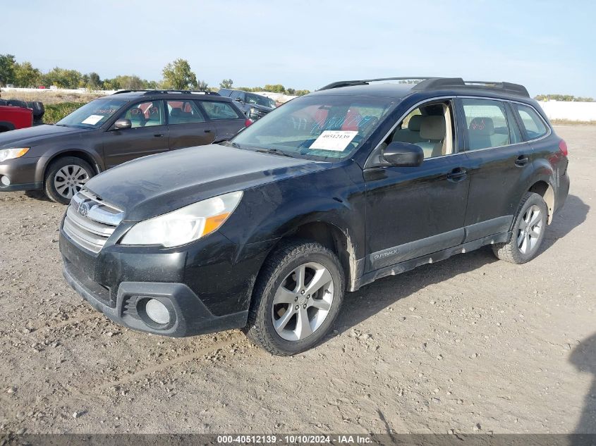 VIN 4S4BRBAC1E3259861 2014 SUBARU OUTBACK no.2