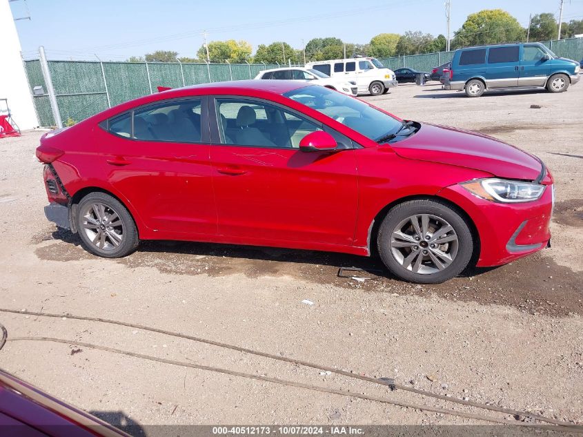 KMHD84LF8HU166106 2017 Hyundai Elantra Se