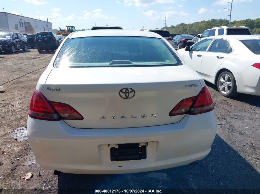 2008 Toyota Avalon Limited VIN: 4T1BK36B18U259867 Lot: 40512175