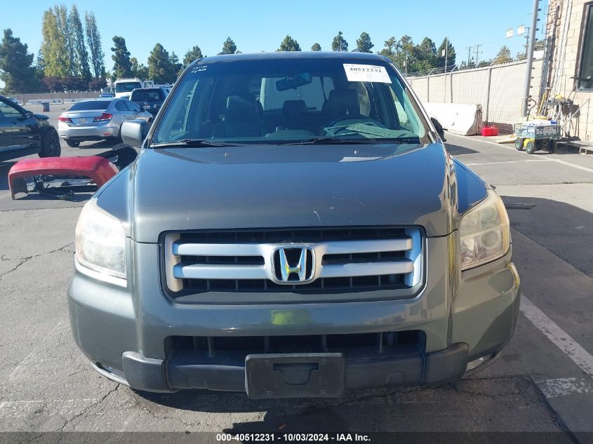 5FNYF28517B040077 2007 Honda Pilot Ex-L