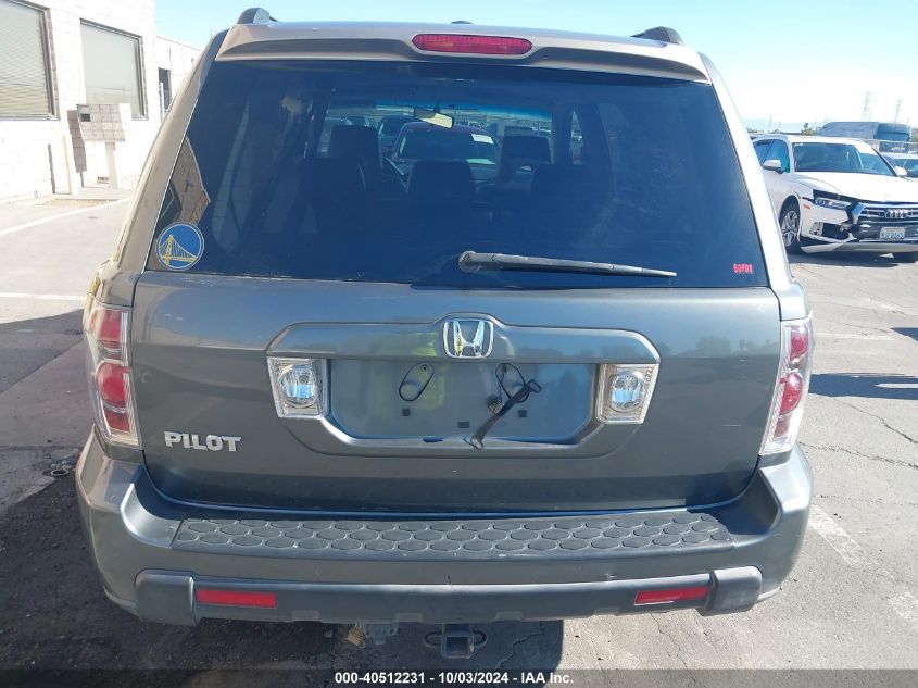 5FNYF28517B040077 2007 Honda Pilot Ex-L