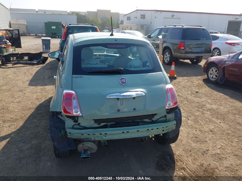 2012 Fiat 500 Pop VIN: 3C3CFFAR7CT383250 Lot: 40512245