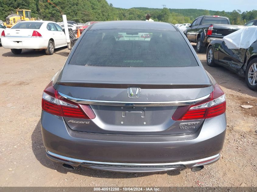 1HGCR2F52GA132622 2016 Honda Accord Sport