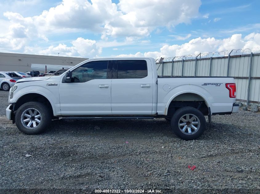 2017 Ford F-150 Xlt VIN: 1FTEW1EF4HFB38771 Lot: 40512322