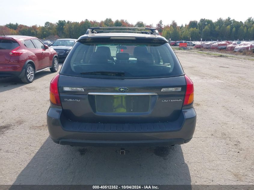 2007 Subaru Outback 2.5I Limited VIN: 4S4BP62C477306887 Lot: 40512352