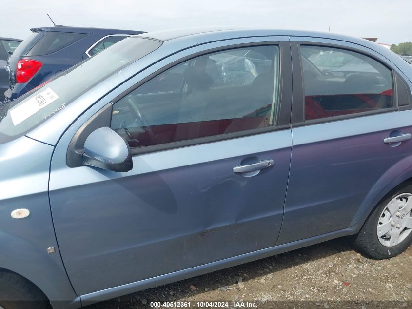 KL1TD56697B062898 2007 Chevrolet Aveo Ls