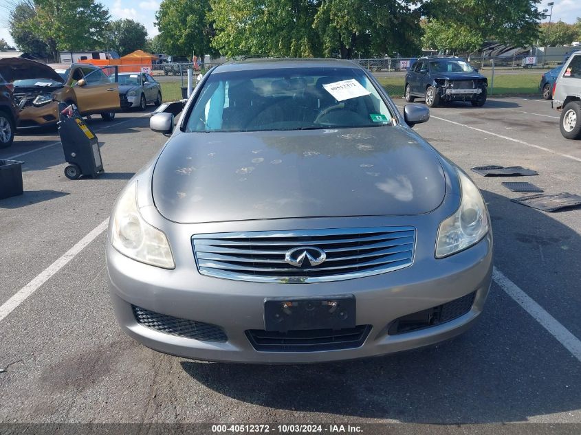 2007 Infiniti G35X VIN: JNKBV61F37M822082 Lot: 40512372