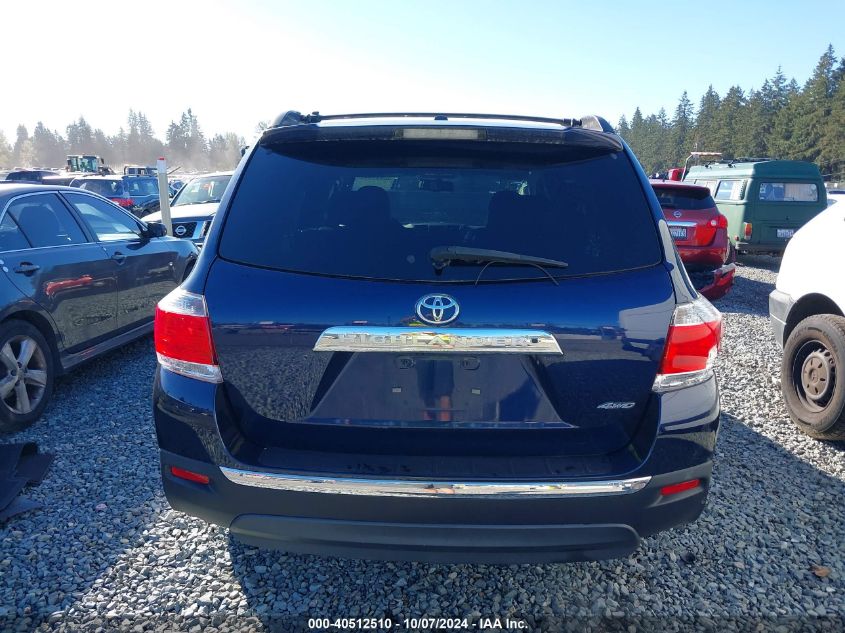 5TDBK3EH4BS091728 2011 Toyota Highlander Se V6