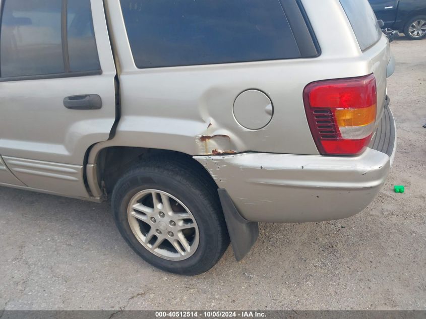 2004 Jeep Grand Cherokee Laredo VIN: 1J4GW48S74C140460 Lot: 40512514