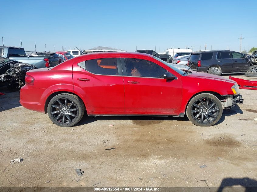 2013 Dodge Avenger Se VIN: 1C3CDZAB2DN666960 Lot: 40512554