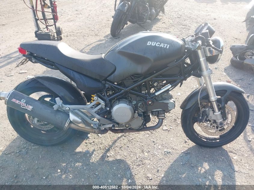 2005 Ducati M600 VIN: ZDM1RA2K75B067385 Lot: 40512582