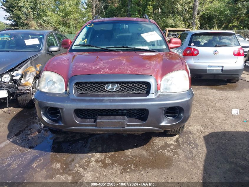 2003 Hyundai Santa Fe VIN: KM8SB12B73U417390 Lot: 40512583