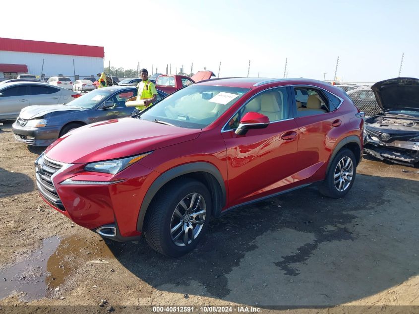 VIN JTJYARBZ3G2043629 2016 Lexus NX, 200T no.2