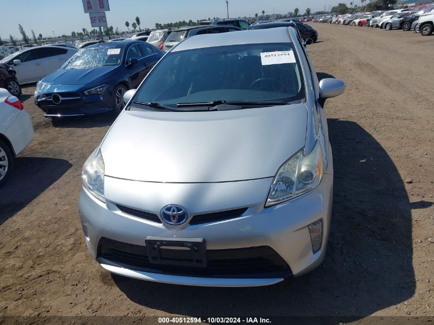 2015 Toyota Prius Three VIN: JTDKN3DU1F0399678 Lot: 40512594