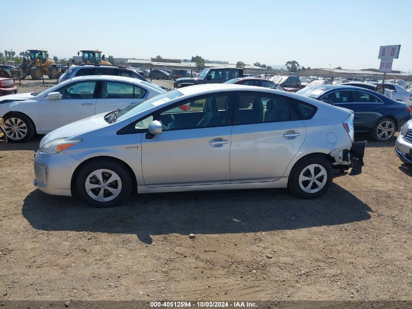 2015 Toyota Prius Three VIN: JTDKN3DU1F0399678 Lot: 40512594