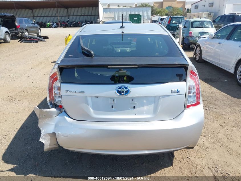 2015 Toyota Prius Three VIN: JTDKN3DU1F0399678 Lot: 40512594