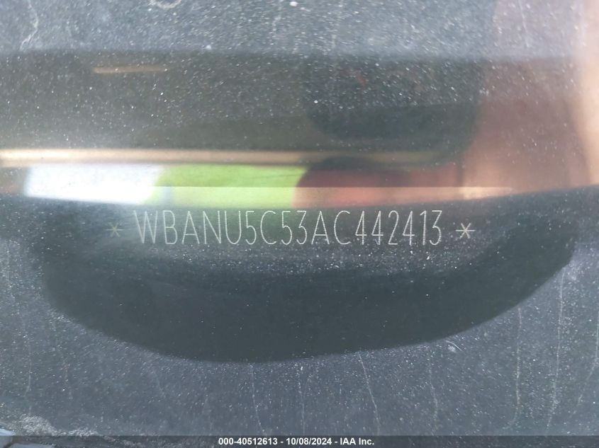 WBANU5C53AC442413 2010 BMW 528 I