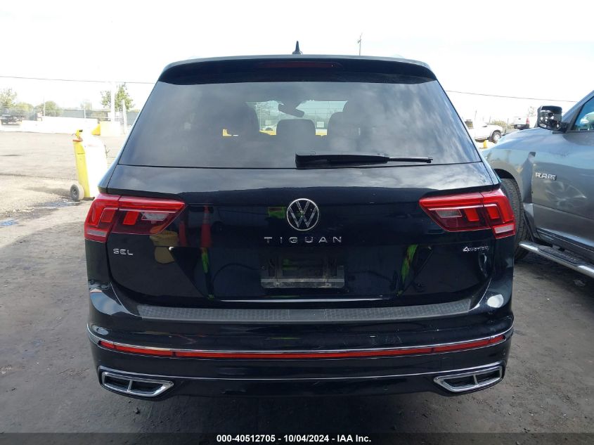 2022 Volkswagen Tiguan 2.0T Sel R-Line VIN: 3VV4B7AX3NM065477 Lot: 40512705