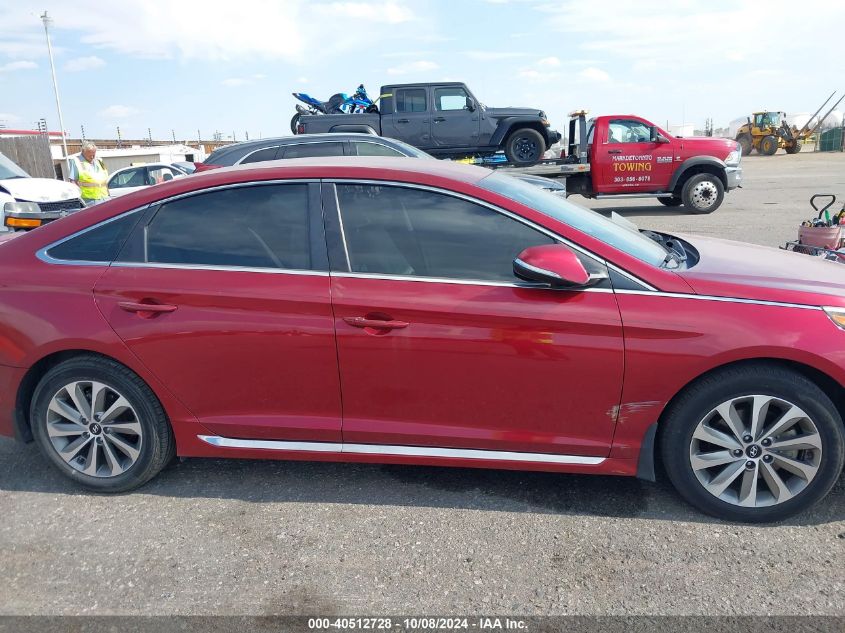 5NPE34AFXGH272382 2016 Hyundai Sonata Sport