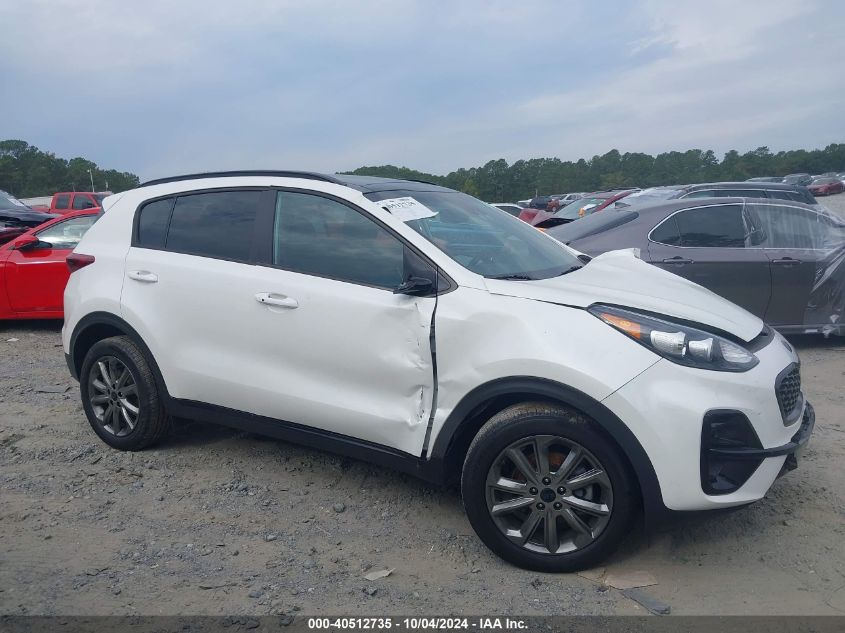 2022 Kia Sportage Nightfall Edition VIN: KNDP6CAC1N7026810 Lot: 40512735