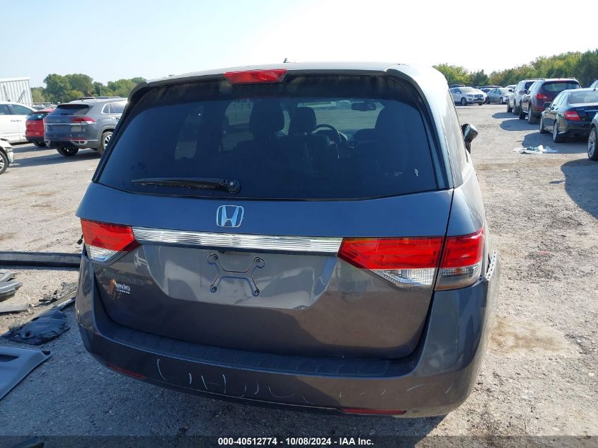 5FNRL5H60FB100159 2015 Honda Odyssey Exl