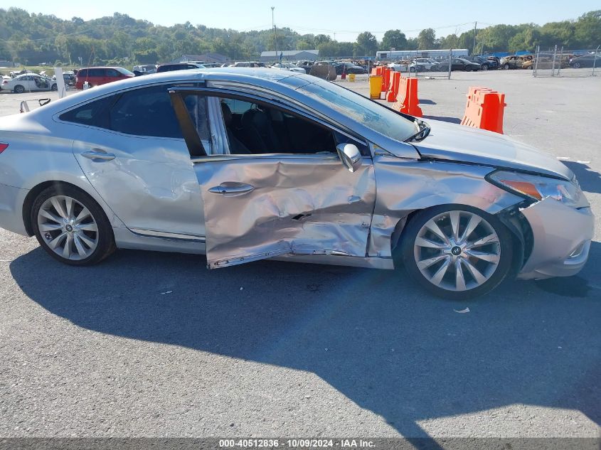 2013 Hyundai Azera Gls/Limited VIN: KMHFH4JG7DA222052 Lot: 40512836