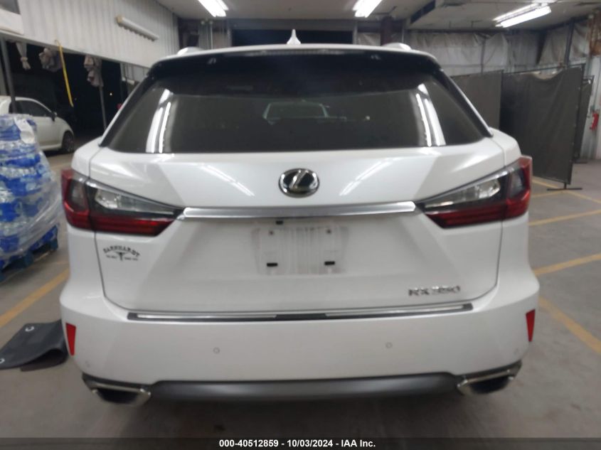 2017 Lexus Rx 350 VIN: 2T2ZZMCA3HC060537 Lot: 40512859