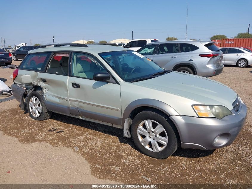 2005 Subaru Outback 2.5I VIN: 4S4BP61C857373829 Lot: 40512870