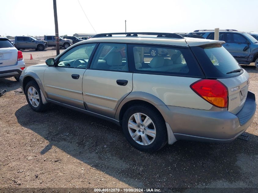 2005 Subaru Outback 2.5I VIN: 4S4BP61C857373829 Lot: 40512870